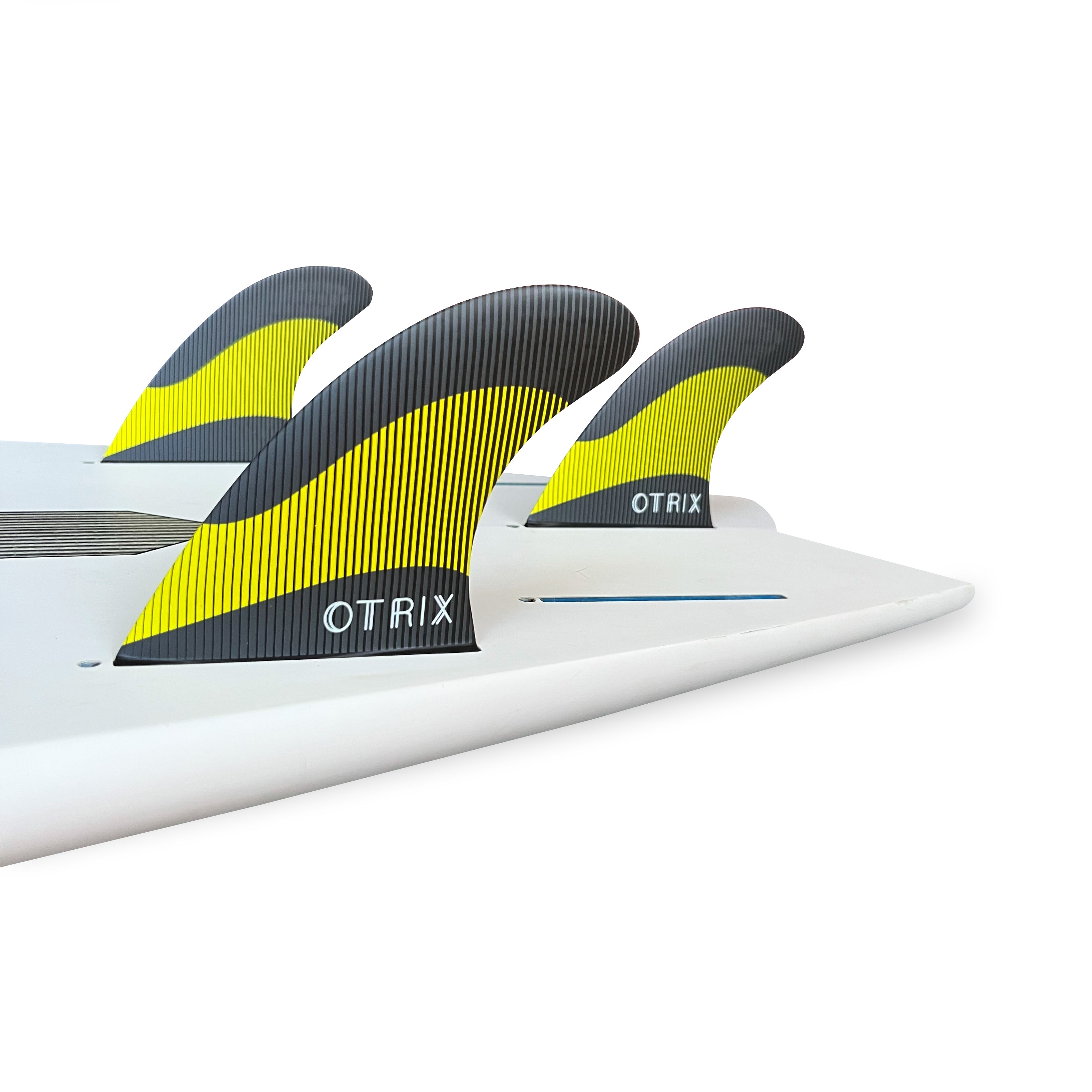 Otrix Fiberglass Thruster Fin Set - L